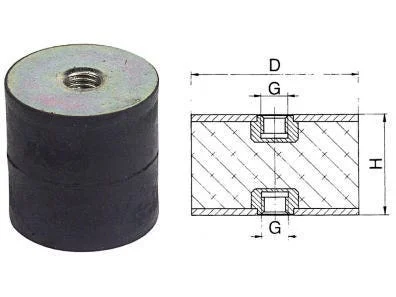 ØVRIGT VIBRASJONSDEMPER TYPE C 50/40B v:2560544 ØVRIGT VIBRASJONSDEMPER TYPE C 50/40B v:2560544