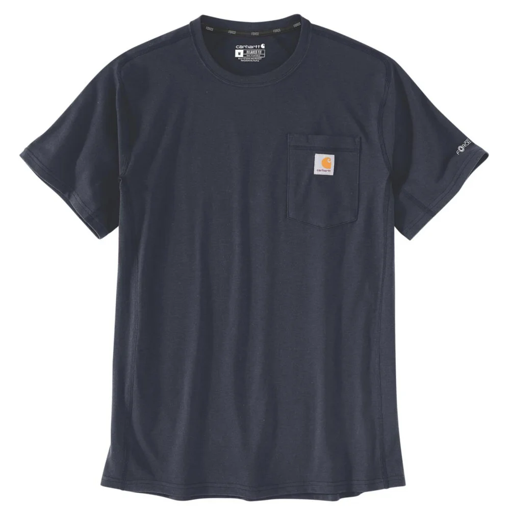 Carhartt T-skjorte Force, marineblå v:8218319 Carhartt T-skjorte Force, marineblå v:8218319