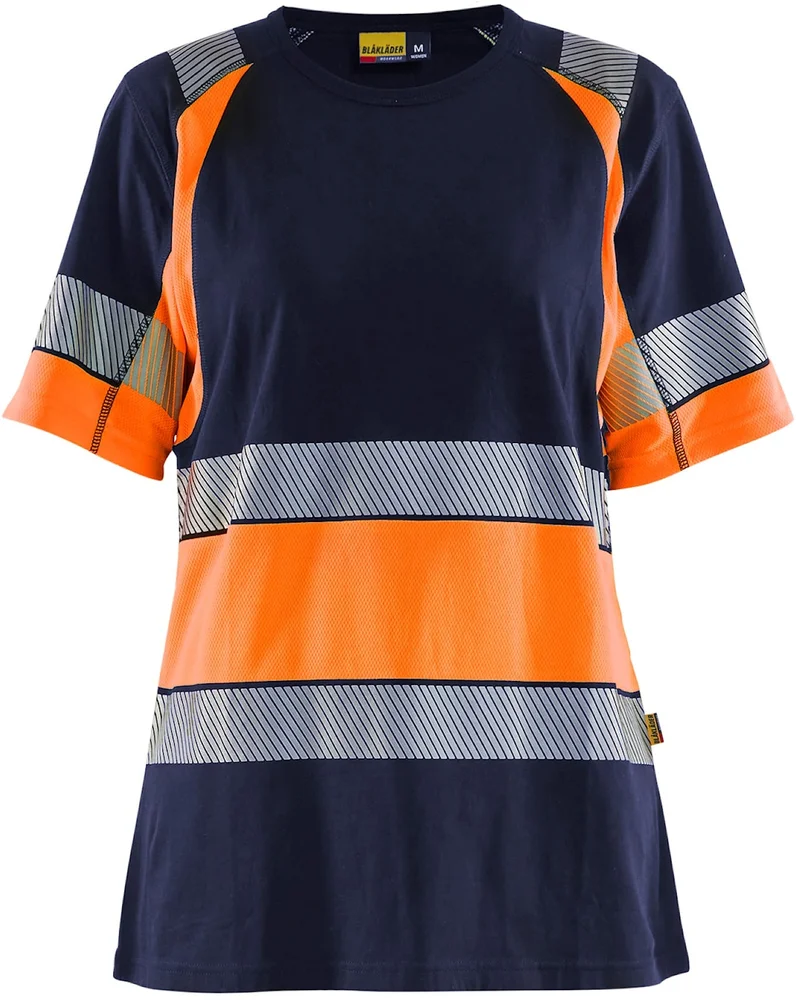 T-SKJORTE 3410 1030 D OR/BL L v:7631400
