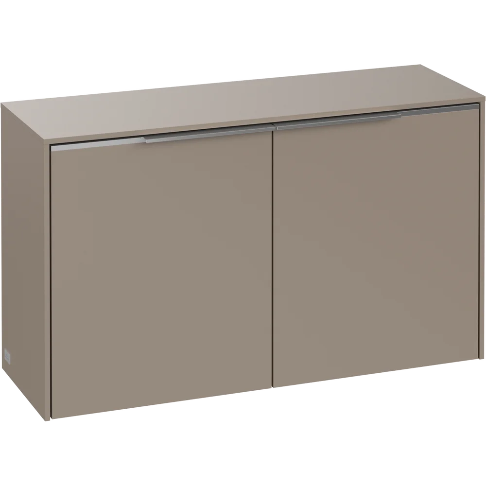 V&B SUBWAY 3.0 SIDESKAP 80X42 TAUPE HÅNDTAK I KROM v:1245637