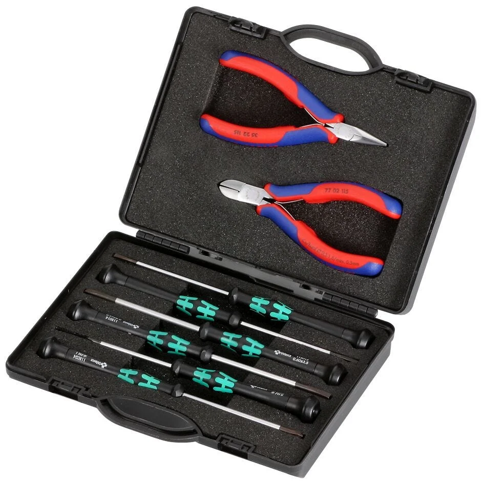 KNIPEX ELEKTRONIKKSETT TANG 2018-S v:3904430