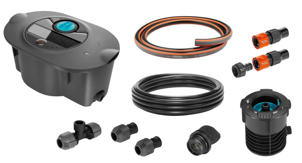 GARDENA AquaPrecise solcelle vanningssystem v:6023434 GARDENA AquaPrecise solcelle vanningssystem v:6023434