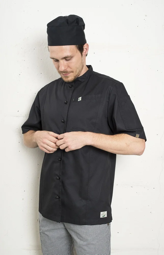186 RECYCLED KOCKROCK KÄ UNISEX SVART v:4025103