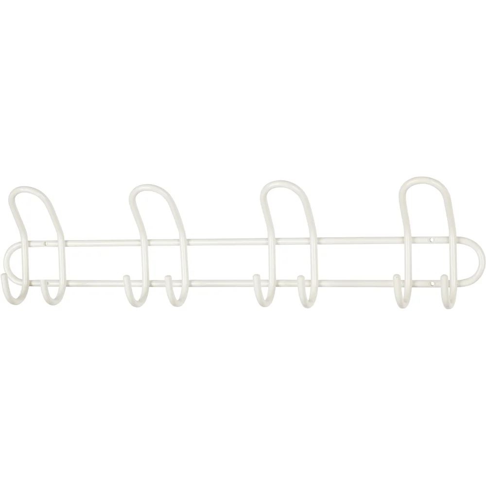 CLASSIC STOR KNAGGREKKE 4 KROKER 8MM HVIT v:5583151