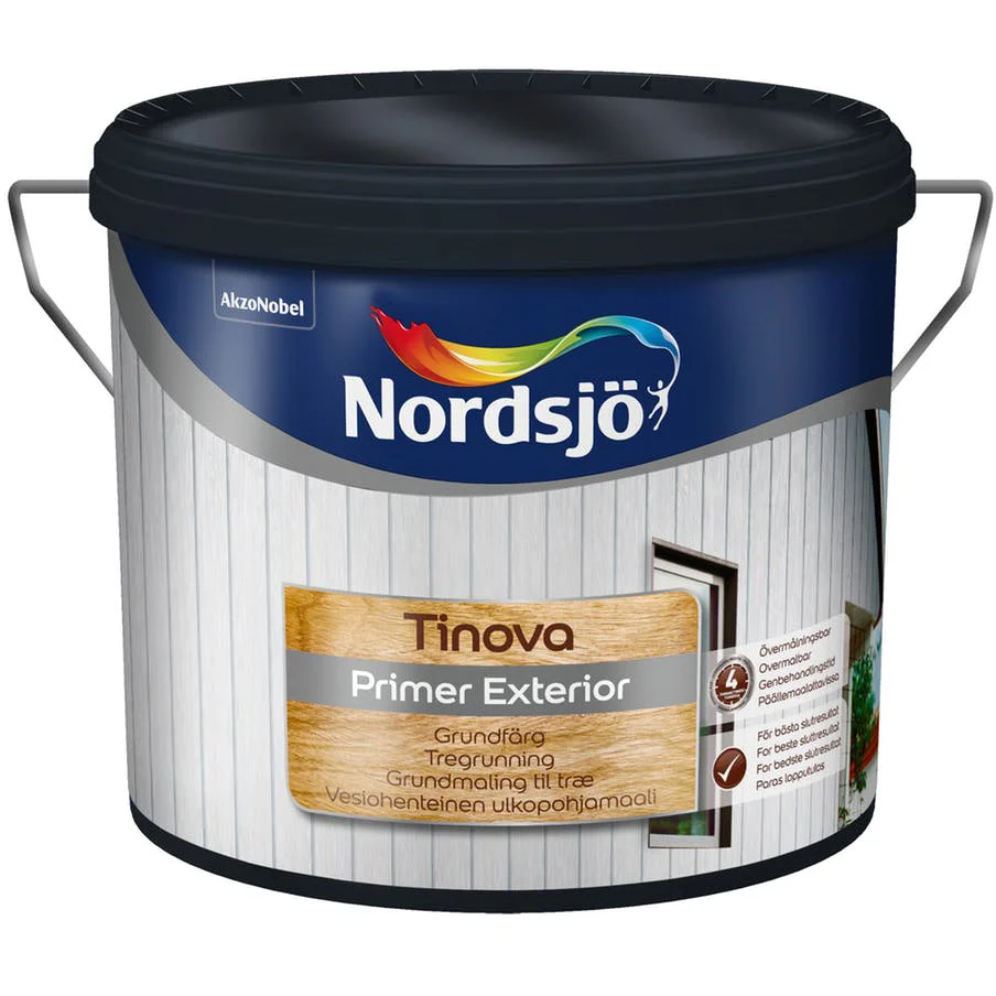 NORDSJØ TINOVA PRIMER EXTERIOR HVIT 2.5L v:7041325