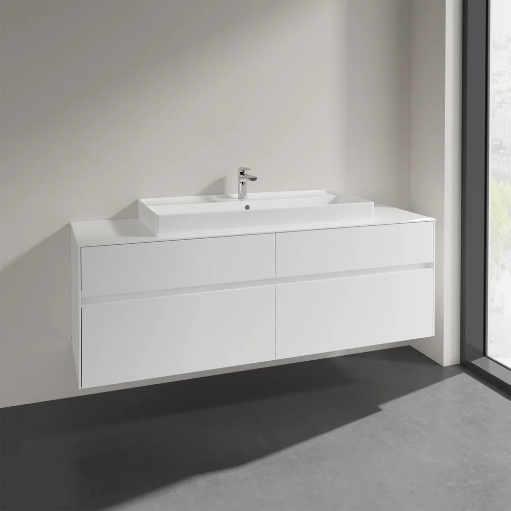 V&B COLLARO SERVANTSKAP 160 FOR SERVANT MIDT 100 CM M/4 SKUFFER HVIT MATT v:1003498