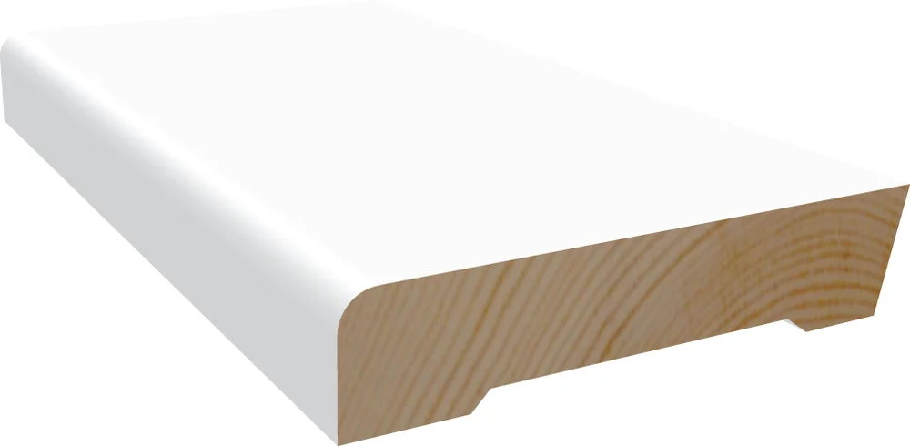 Gulvlist furu rund klassisk hvit S0500-N 12x70x4400 mm v:5759485 Gulvlist furu rund klassisk hvit S0500-N 12x70x4400 mm v:5759485