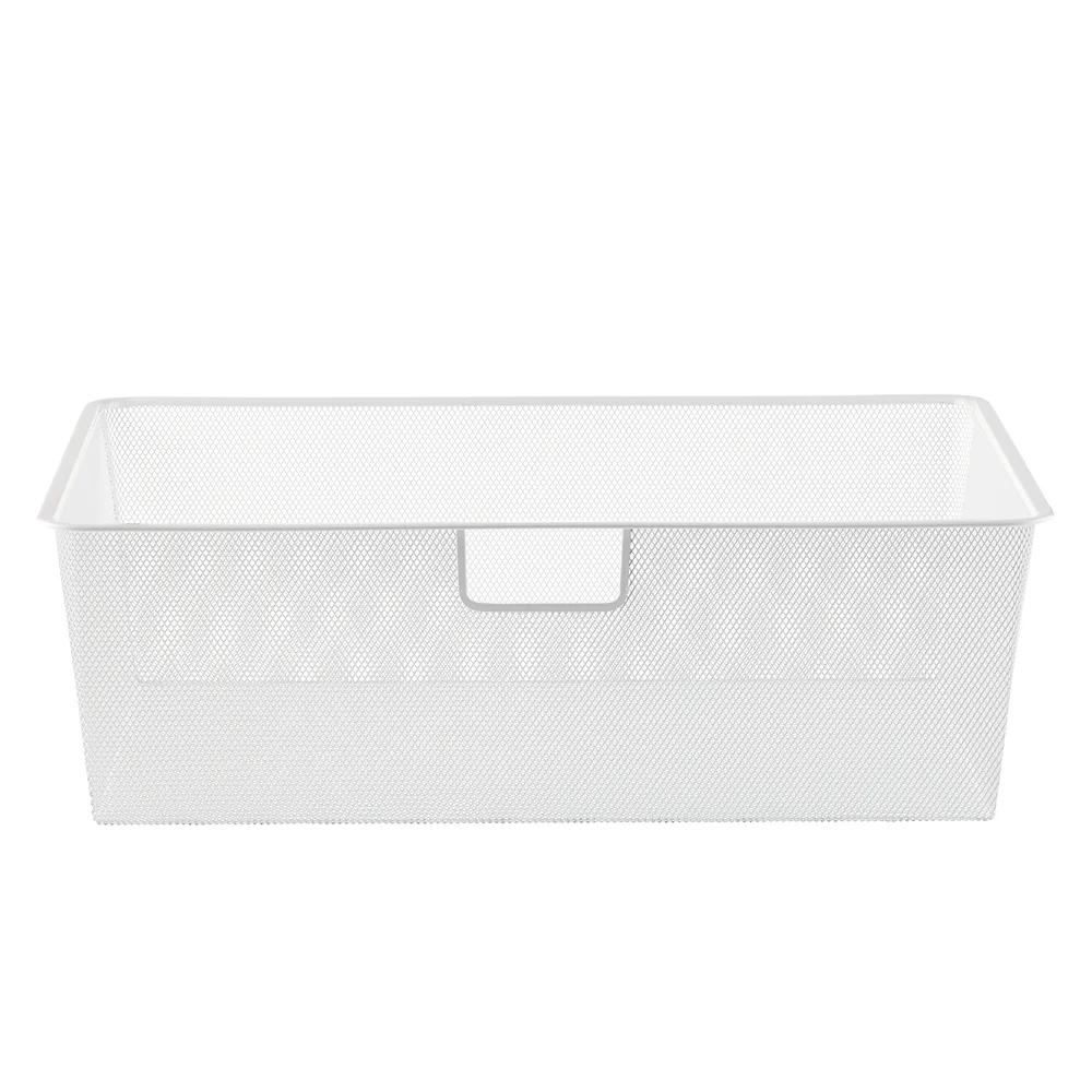 Meshkurv til uttrekksramme hvit 60x40x18 cm v:4881275 Meshkurv til uttrekksramme hvit 60x40x18 cm v:4881275