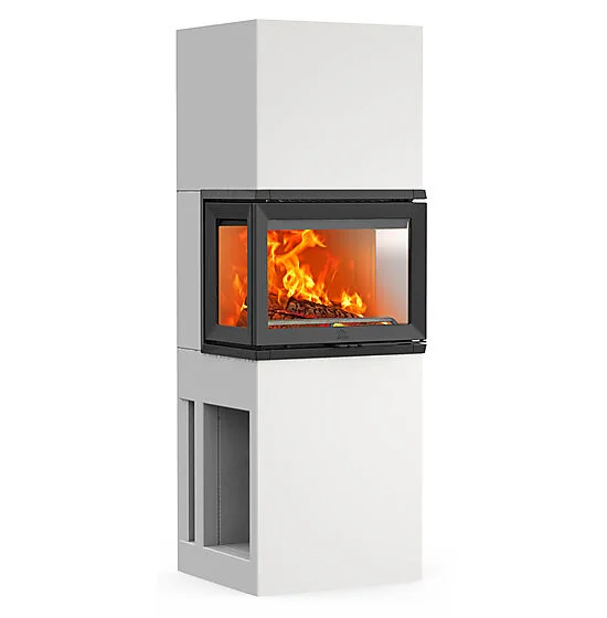 Jøtul peis fs 520 betong front høyre venstre glass v:7981371