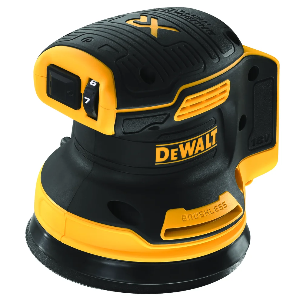DeWalt DCW210N-XJ eksentersliper 18VxR 125 mm med børsteløs motor og støvoppsamling v:9960193 DeWalt DCW210N-XJ eksentersliper 18VxR 125 mm med børsteløs motor og støvoppsamling v:9960193