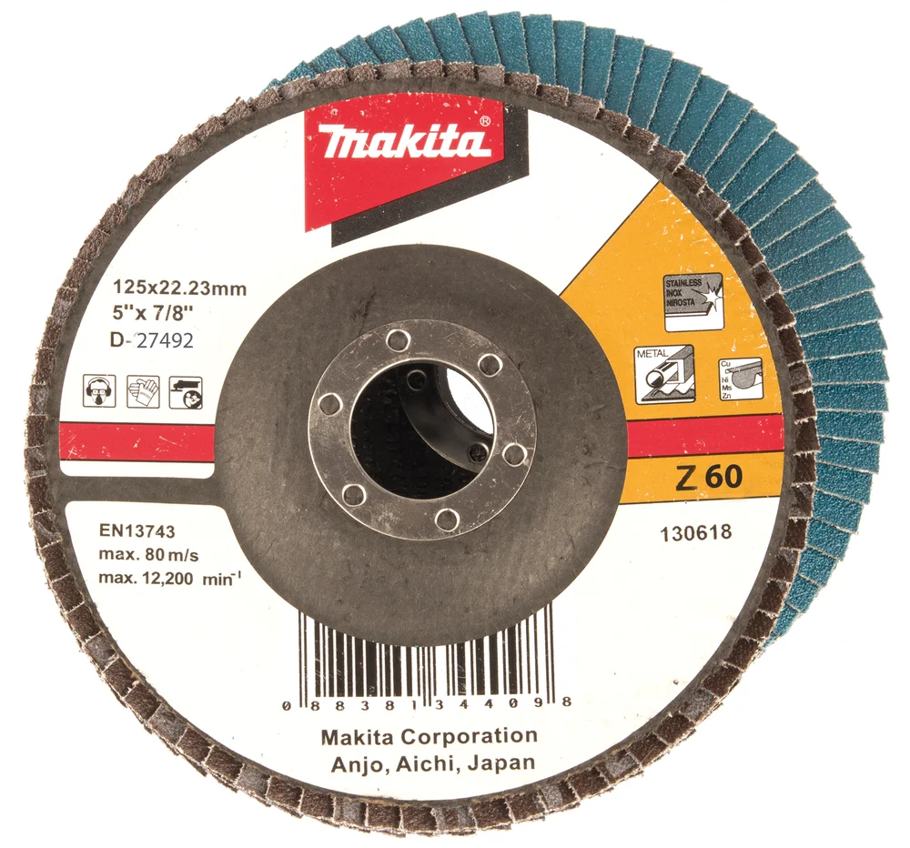 Lamellslipeskive 125mm k60 d-27492 v:7110095 Lamellslipeskive 125mm k60 d-27492 v:7110095