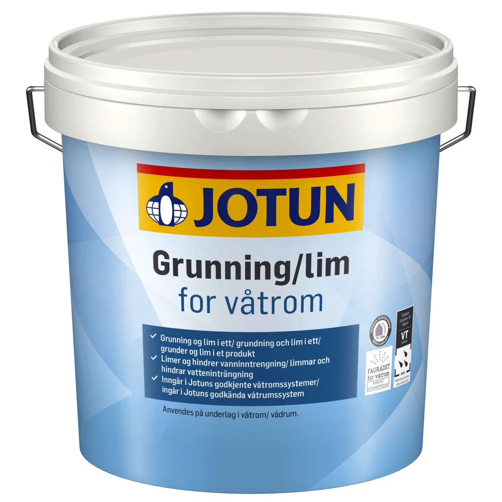Jotun grunning/lim for våtrom v:8334097 Jotun grunning/lim for våtrom v:8334097