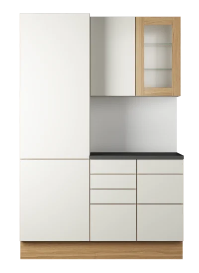 DØR 346X700 SYSTEM KL HVIT/EIK v:9829145