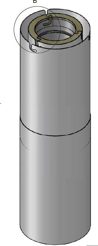 Tolmer teleskop element 570-900mm ventilert v:1708636