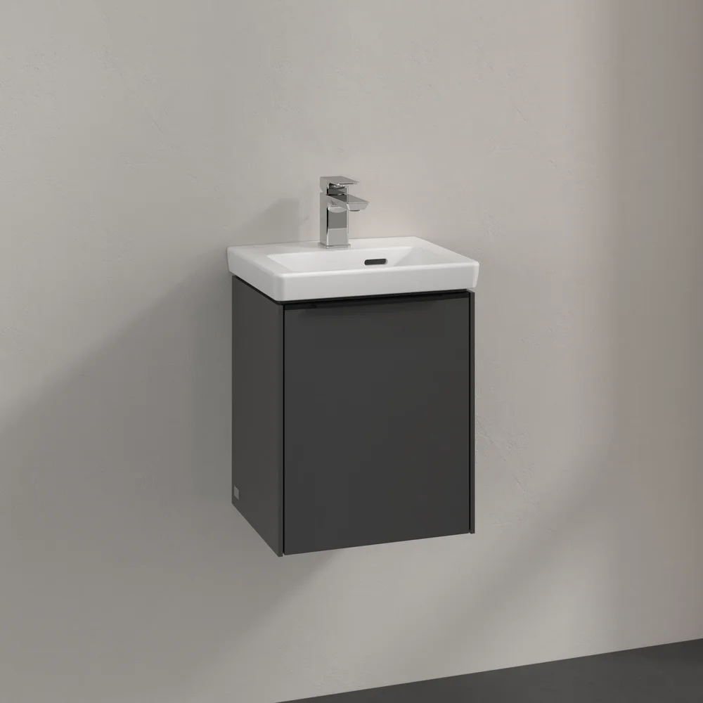 V&B SUBWAY 3.0 SERVANTSKAP 35X42 VENSTRE BLACK GRAPHITE HÅNDTAK I VOLCANO v:7987866