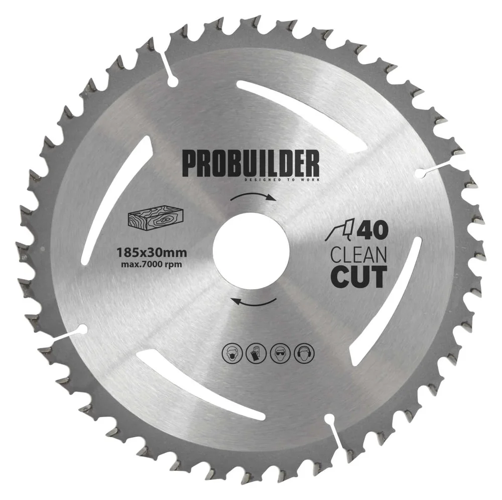Probuilder Fine Cut 185X30X1,6 T40 sagblad v:4215399 Probuilder Fine Cut 185X30X1,6 T40 sagblad v:4215399