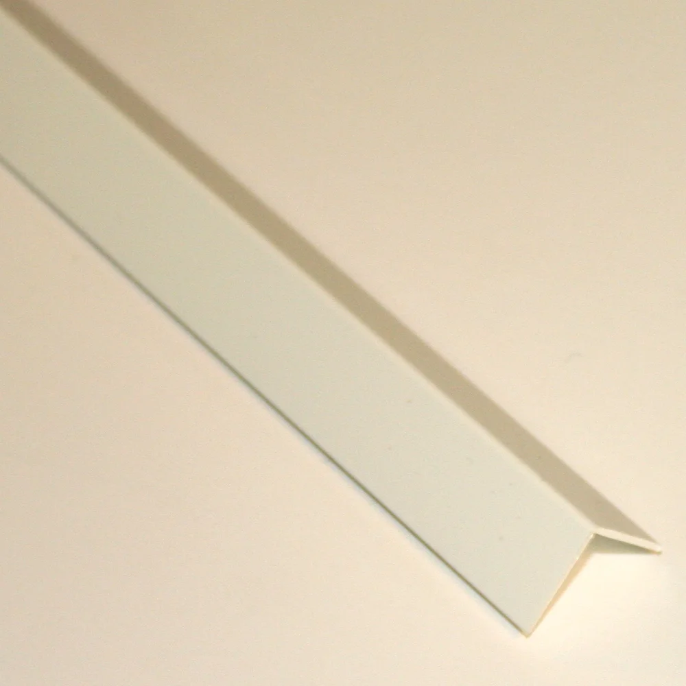 Hjørnelist PVC hvit 15x15 2,5m v:9965961
