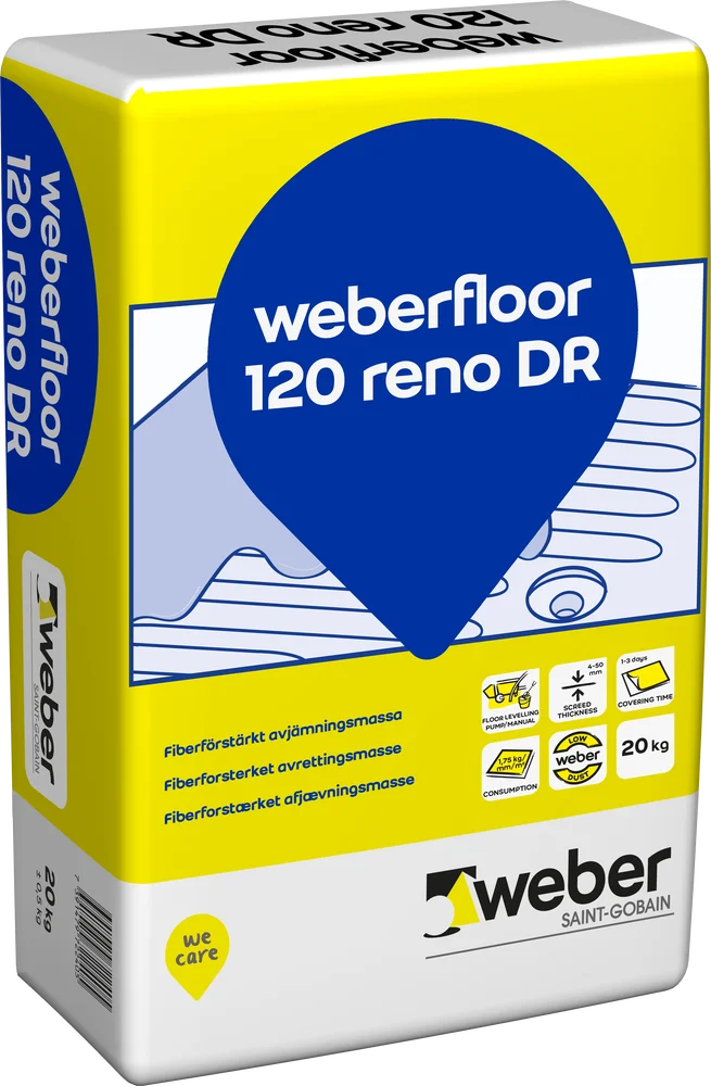 Avrettingsmasse floor 120 reno 20 kg v:6218141 Avrettingsmasse floor 120 reno 20 kg v:6218141