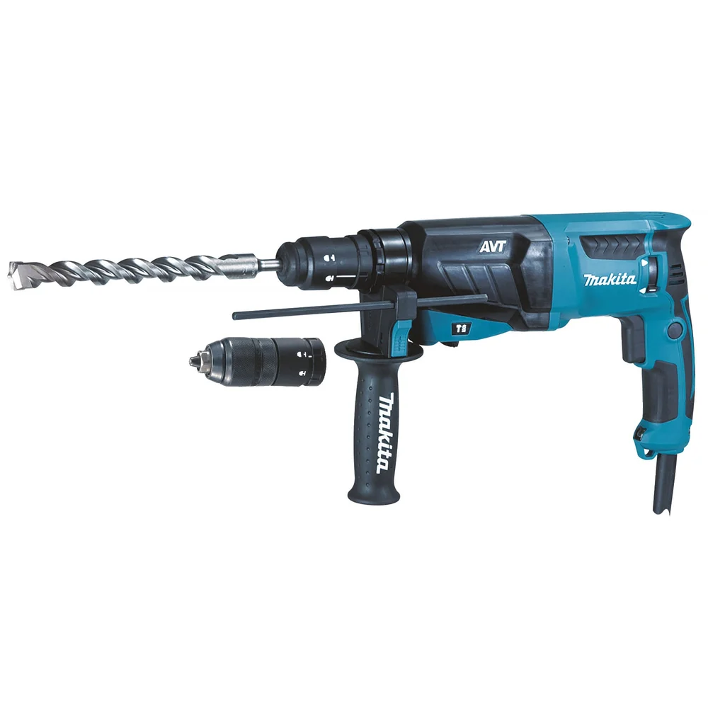 Makita Borhammer HR2631FTJ, SDS+, AVT, 800W, i Makpac v:4843079