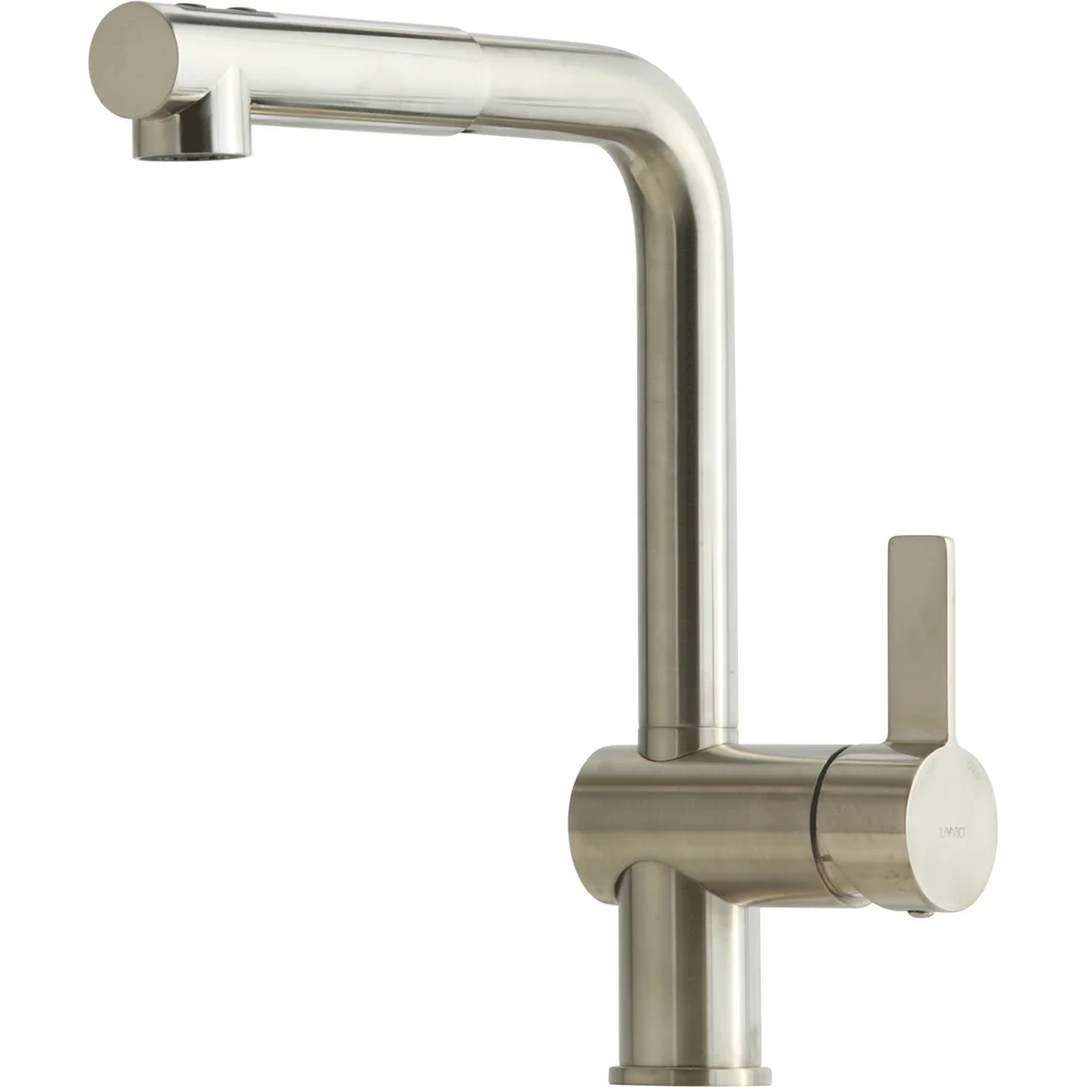 LAVABO KUBUS 285 KJØKKENARMATUR M/UTTREKK BØRSTET NIKKEL v:9443702
