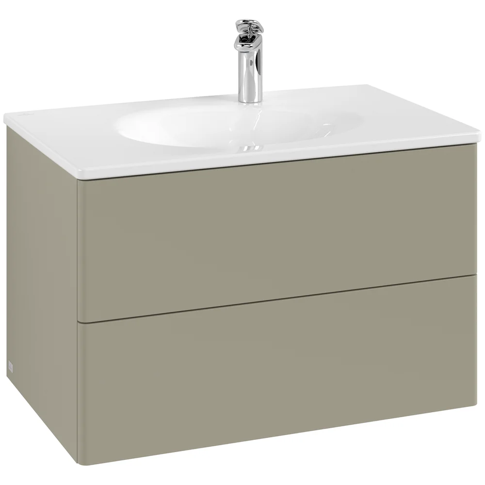 V&B ANTAO SERVANTSKAP 2 SKUFFER GLATT 788X504X496 STENGRÅ v:1761058