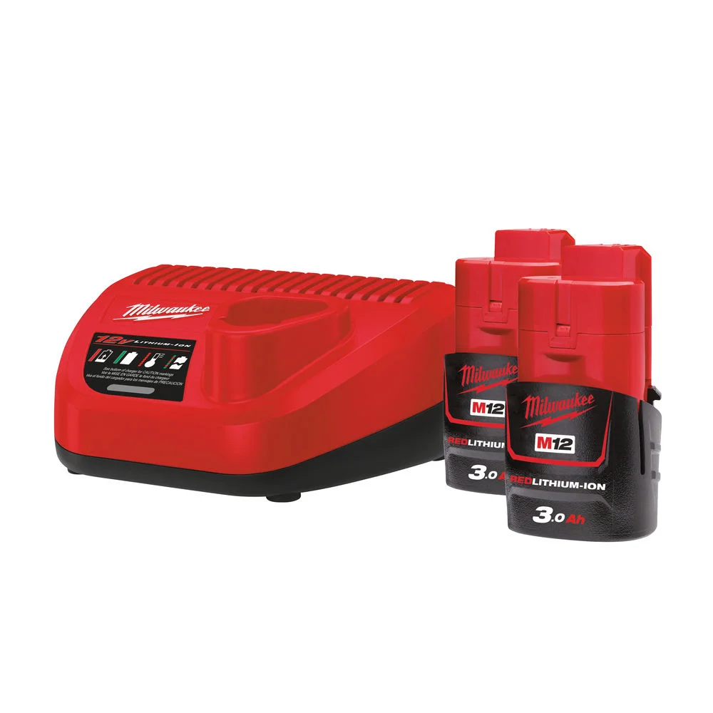 Milwaukee M12 batterisett REDLITHIUM-ION v:5457571