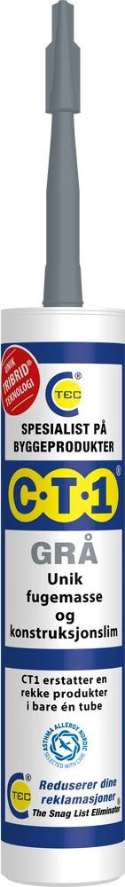 CT1 Fugemasse grå v:1372278