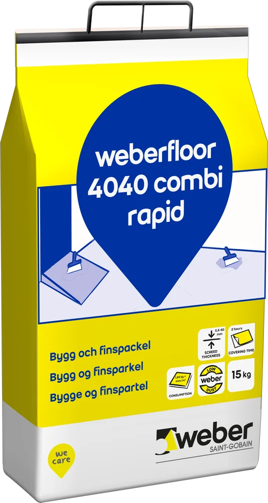 Fin/byggsparkel floor 4040 combi rapid dr 15 kg v:2961128