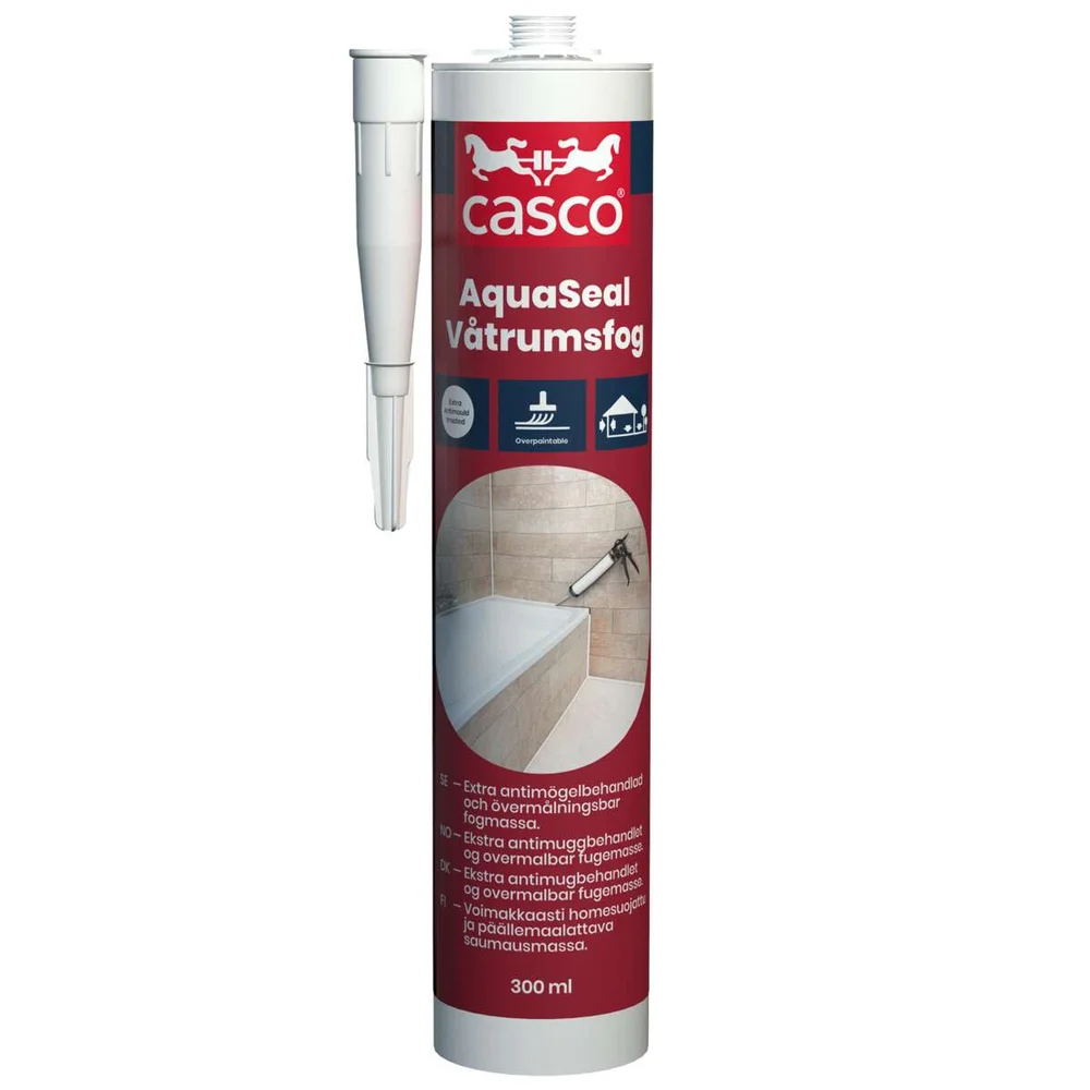 Casco AquaSeal våtromsfug v:8016706 Casco AquaSeal våtromsfug v:8016706