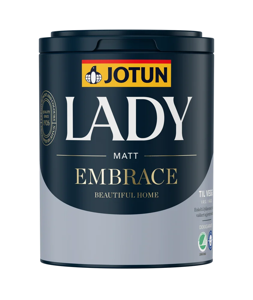 LADY Embrace matt veggmaling C-base 0,68 l fra Jotun v:4148854 LADY Embrace matt veggmaling C-base 0,68 l fra Jotun v:4148854