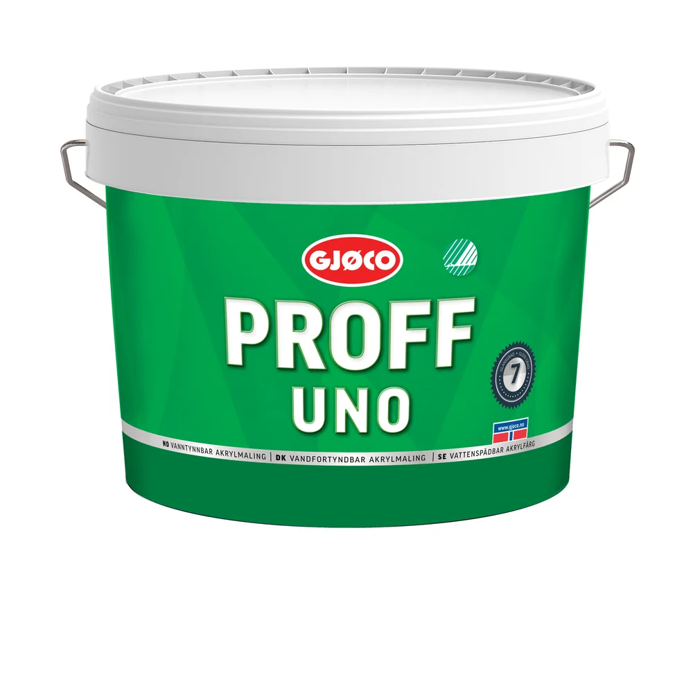 PROFF UNO 7 BASE HVIT 9L MALING v:2285165