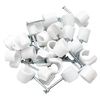LEDNINGSKLIPS 7-10 MM HVIT 20PK v:4266232 LEDNINGSKLIPS 7-10 MM HVIT 20PK v:4266232