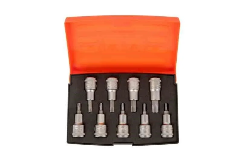 BAHCO BITSPIPESETT 1/2" TORX TX20-TX60 KORTE v:5838726