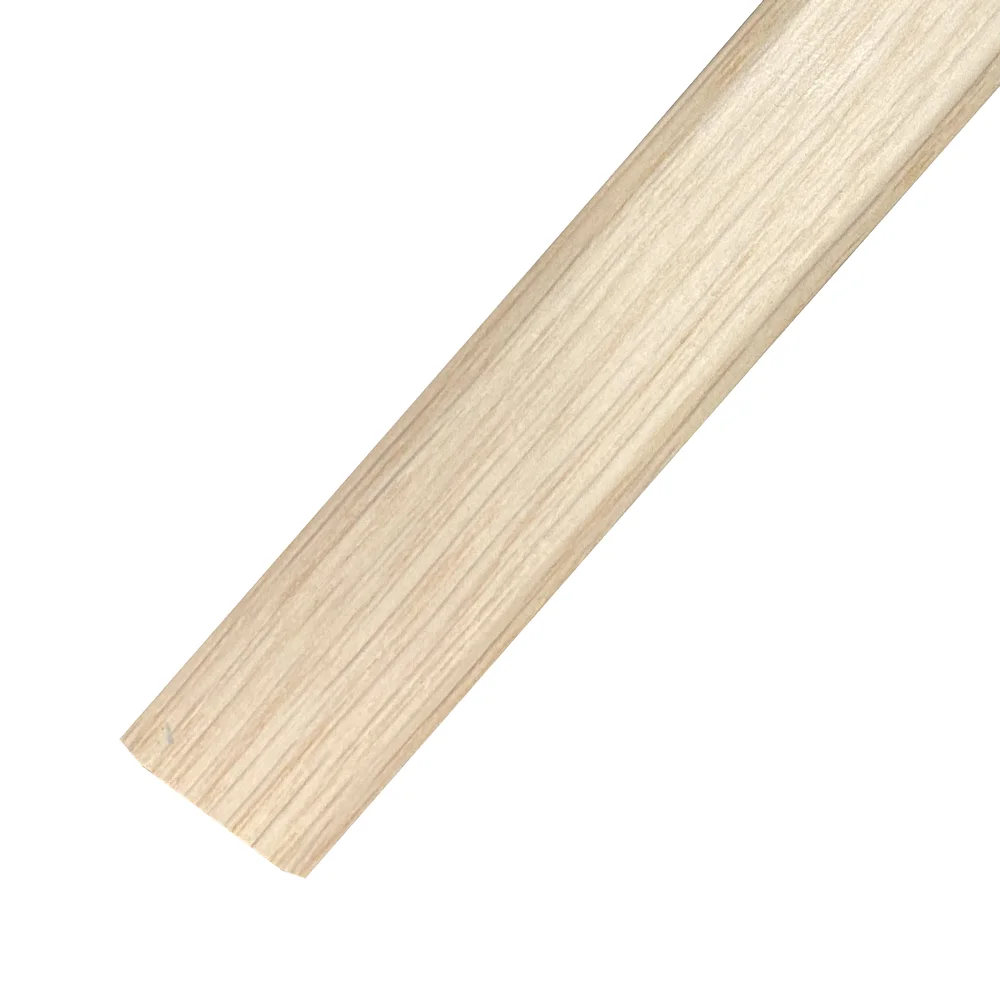 Hvit alu eik overgangslist 40mm 1m v:5508002