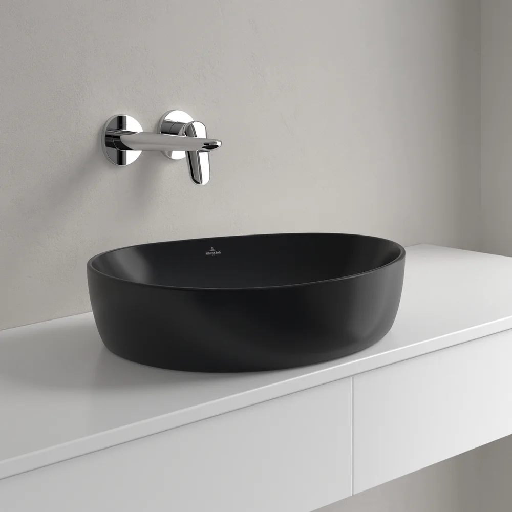 V&B ANTAO SERVANT C+ 51X40 U/OVERLØP PURE BLACK v:9624752