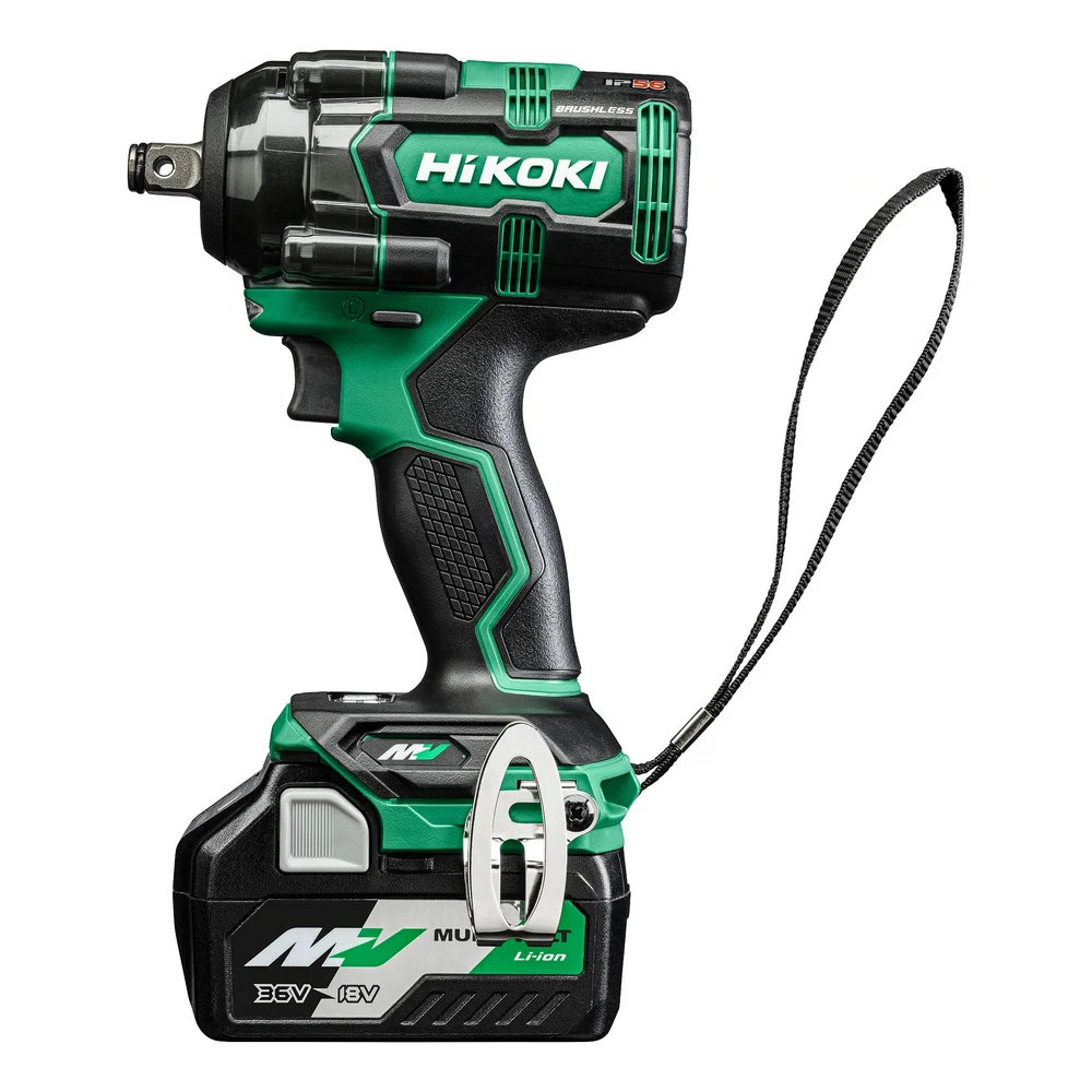 HiKOKI Muttertrekker 1/2", 36V, WR36DH, inkl. 2×2,5 Ah batterier & lader v:6887461 HiKOKI Muttertrekker 1/2", 36V, WR36DH, inkl. 2×2,5 Ah batterier & lader v:6887461