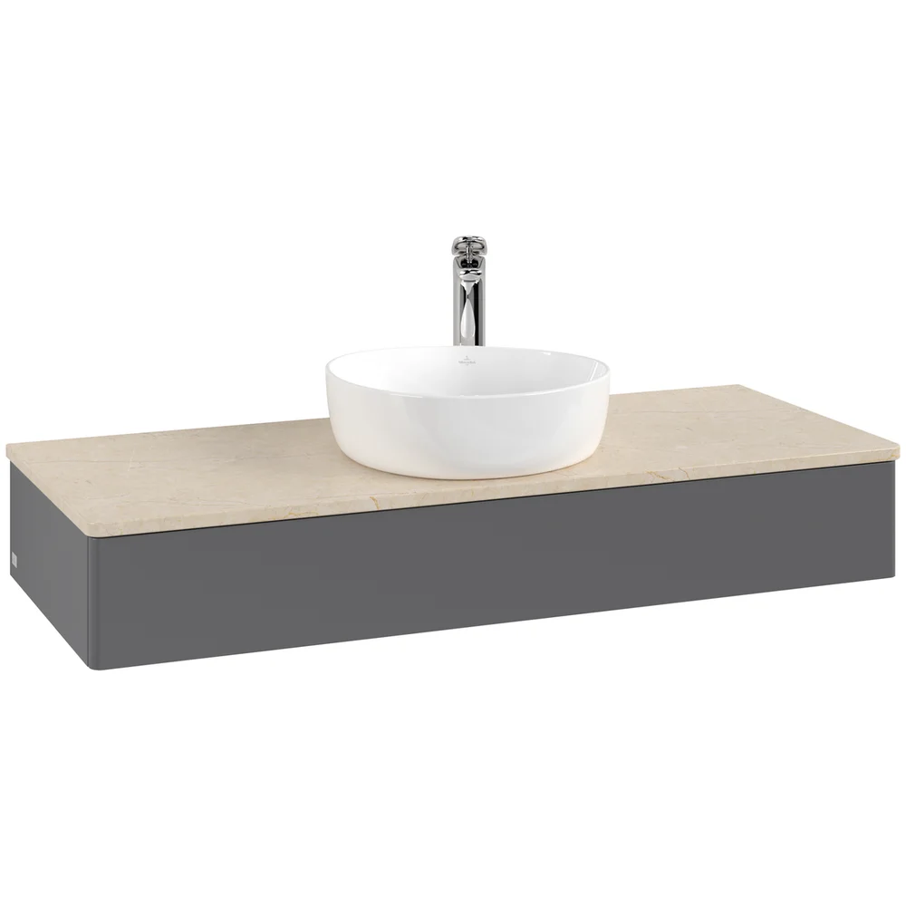 V&B ANTAO SERVANTSKAP 1 SKUFF GLATT 1200X190X500 M/KRANHULL ANTRASITT/CRÉME v:8695552 V&B ANTAO SERVANTSKAP 1 SKUFF GLATT 1200X190X500 M/KRANHULL ANTRASITT/CRÉME v:8695552