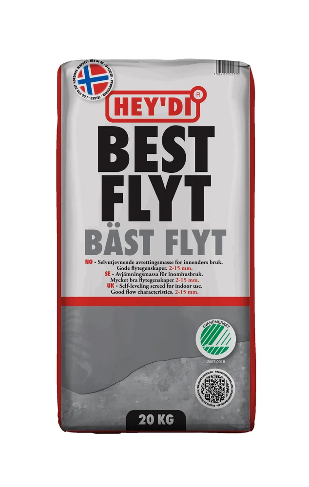 Avrettingsmasse best flyt 20 kg v:7204577 Avrettingsmasse best flyt 20 kg v:7204577