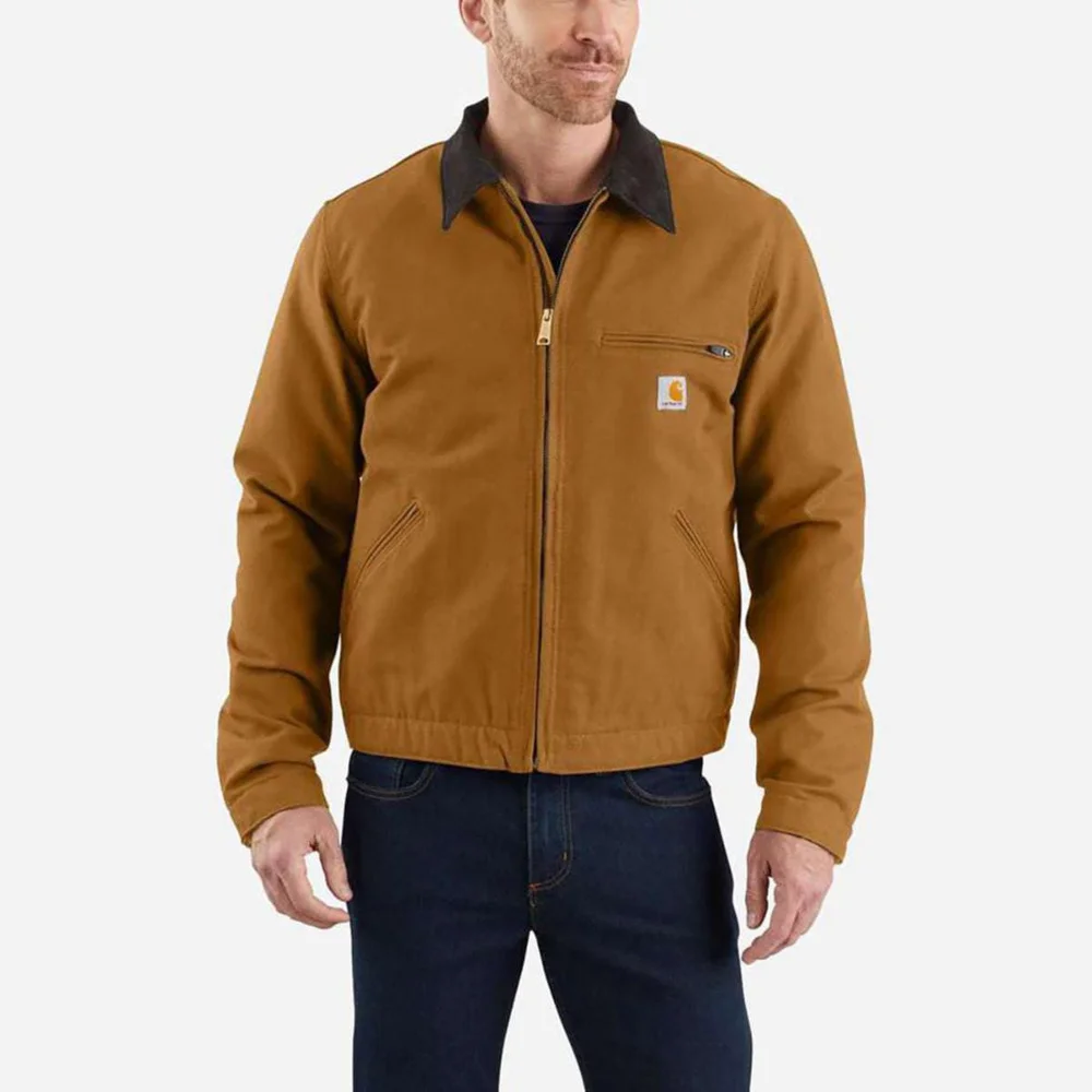 Carhartt Jakke Duck Detroit, brun v:9691042 Carhartt Jakke Duck Detroit, brun v:9691042