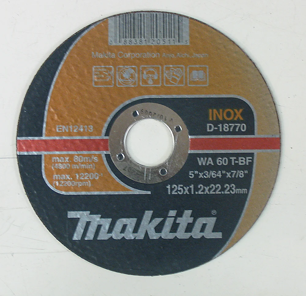 Kappeskive 125X1,2Mm Wa60T Metall – Makita v:6475186