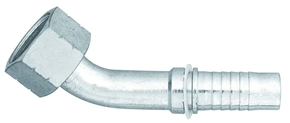 NIPPEL METRISK GJENGE 45° RØRBØY DKOL v:7268316