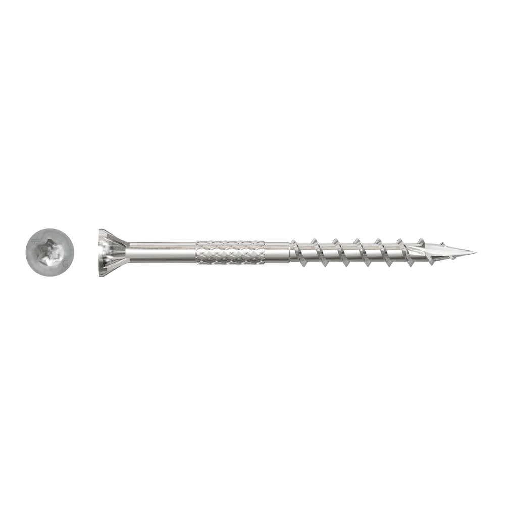 Terrasseskrue A4 4,8×75 bånd PH2 400 stk v:6227489 Terrasseskrue A4 4,8×75 bånd PH2 400 stk v:6227489