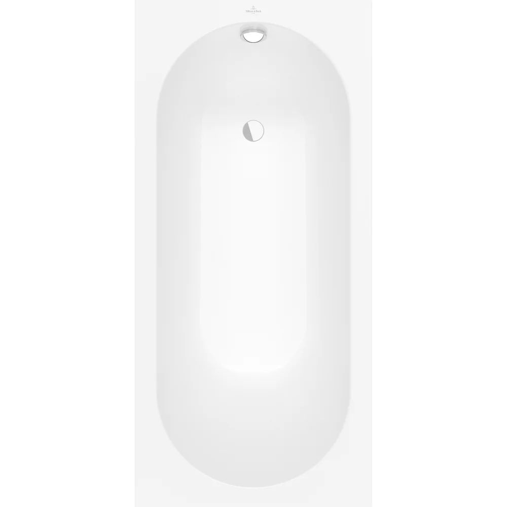 V&B OBERON BADEKAR 160X75 FOR INNBYGGING STONE WHITE v:4342766