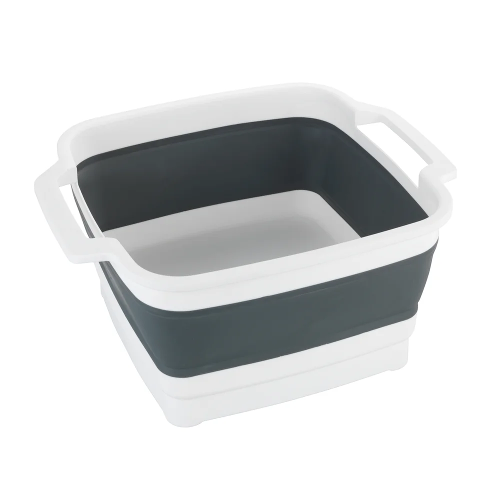 WENKO OUTDOOR SIRA FOLDBAR OPPVASKBALJE, HVIT/GRÅ v:6639596