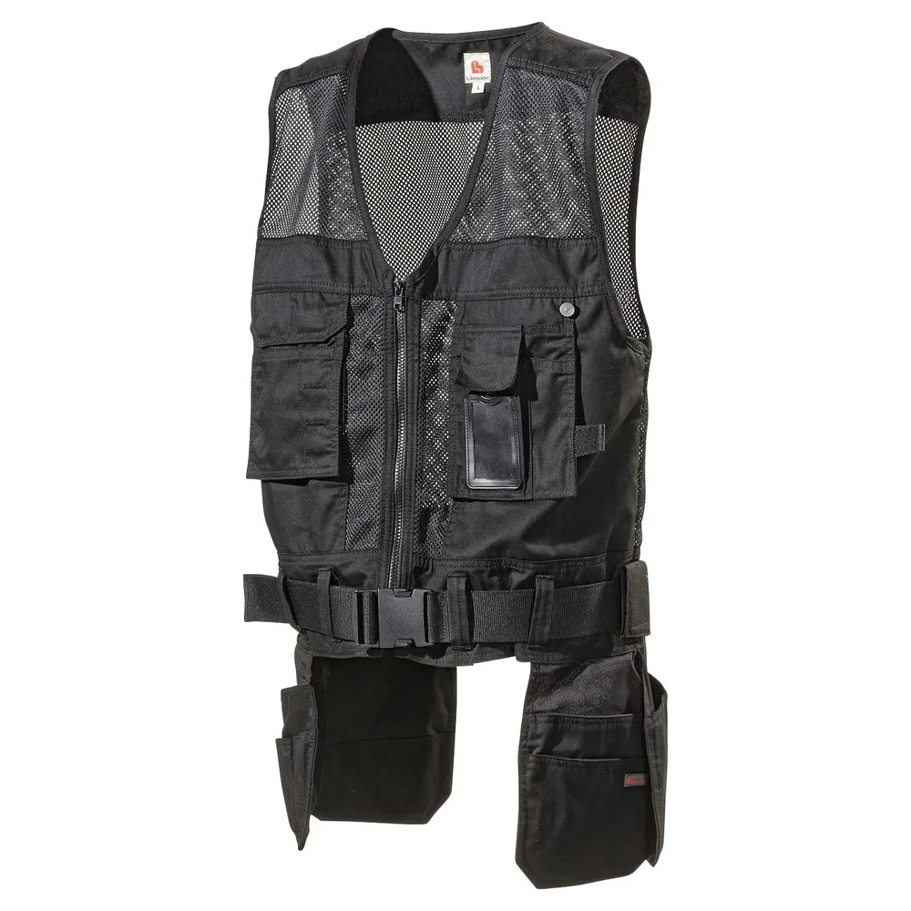 L.Brador Arbeidsvest, 218pb, Svart v:3523257 L.Brador Arbeidsvest, 218pb, Svart v:3523257