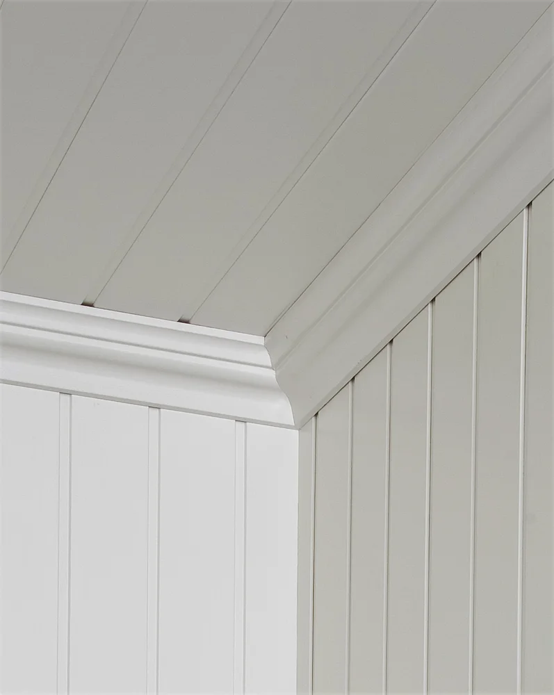 MDF veggpanel 10x145x4200 mm skygge skrå malt NCS S0502Y v:7806238 MDF veggpanel 10x145x4200 mm skygge skrå malt NCS S0502Y v:7806238