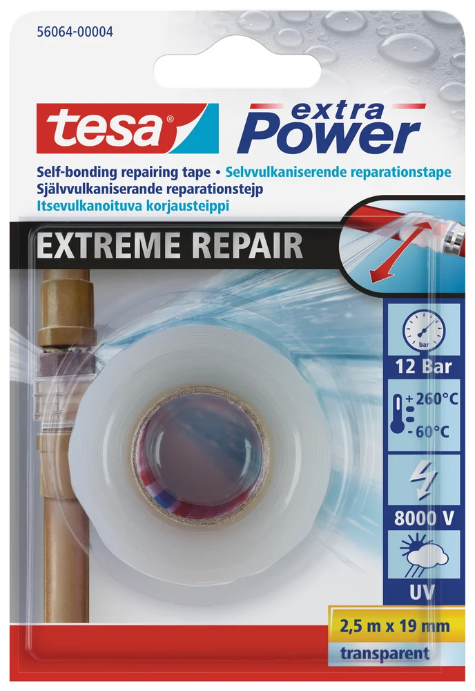 Reparasjonstape Extreme repair 2,5mx19mm – Tesa v:1671205 Reparasjonstape Extreme repair 2,5mx19mm – Tesa v:1671205