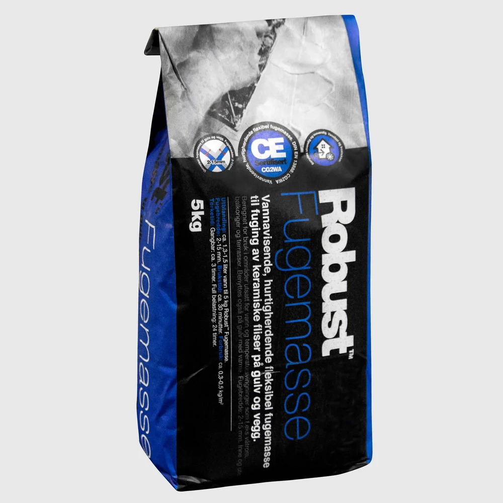 ROBUST X FUGEMASSE HVIT 5KG v:8470043