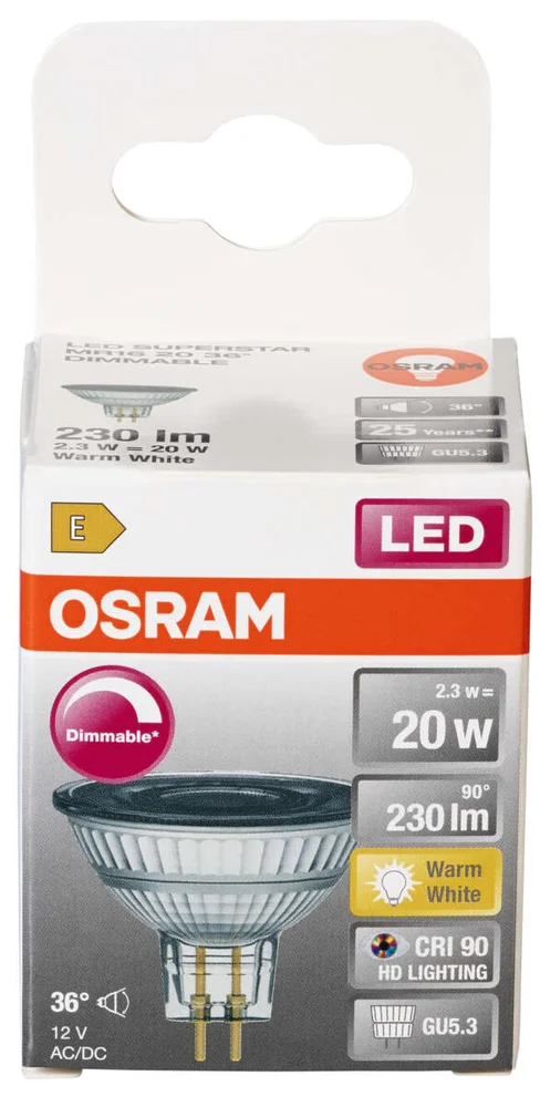 OSRAM LED Superstar MR16 spotpære v:6422237
