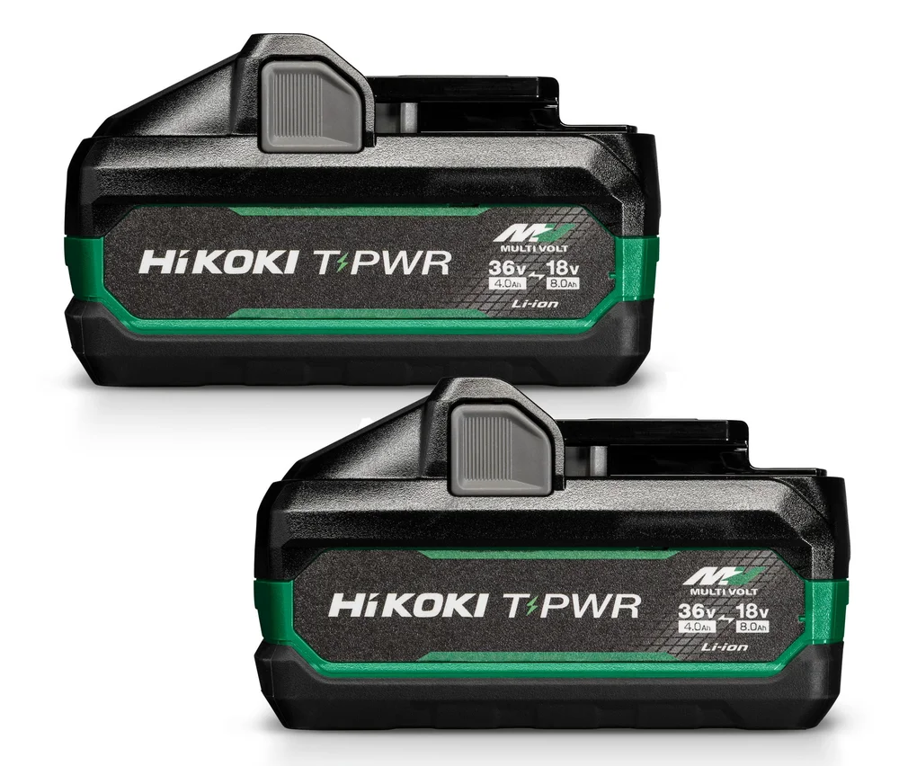 HIKOKI BATTERISETT 2XBSL3640MVT T-PWR 4/8AH v:8259509 HIKOKI BATTERISETT 2XBSL3640MVT T-PWR 4/8AH v:8259509